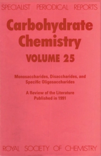 Imagen de portada: Carbohydrate Chemistry 1st edition 9780851866925