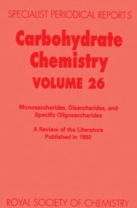 Cover image: Carbohydrate Chemistry 1st edition 9780851869919