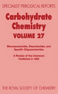 صورة الغلاف: Carbohydrate Chemistry 1st edition 9780854042036