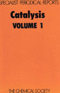 Cover image: Catalysis 1st edition 9780851865348