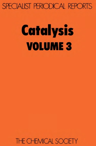 Cover image: Catalysis 1st edition 9780851867205