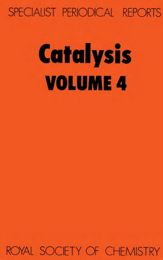 Cover image: Catalysis 1st edition 9780851865546