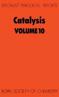 Cover image: Catalysis 1st edition 9780851866147