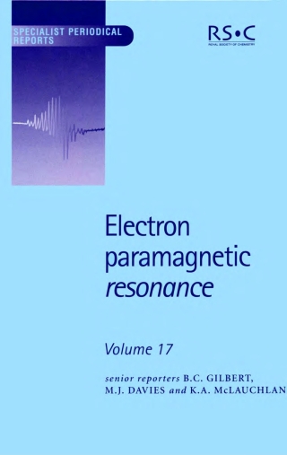 Cover image: Electron Paramagnetic Resonance 1st edition 9780854043101