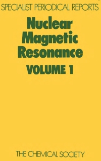 Immagine di copertina: Nuclear Magnetic Resonance 1st edition 9780851862521