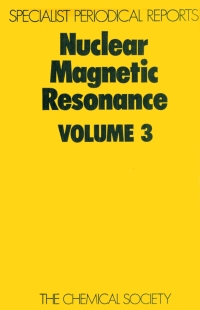 Immagine di copertina: Nuclear Magnetic Resonance 1st edition 9780851862729