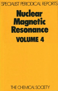 Cover image: Nuclear Magnetic Resonance 1st edition 9780851862828