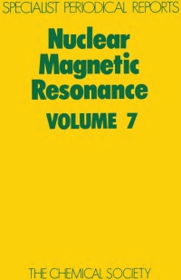 表紙画像: Nuclear Magnetic Resonance 1st edition 9780851863122