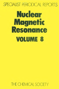 Immagine di copertina: Nuclear Magnetic Resonance 1st edition 9780851863221