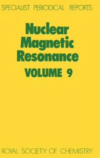 Immagine di copertina: Nuclear Magnetic Resonance 1st edition 9780851869605