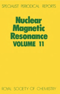 Omslagafbeelding: Nuclear Magnetic Resonance 1st edition 9780851863429