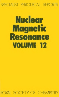Immagine di copertina: Nuclear Magnetic Resonance 1st edition 9780851863528