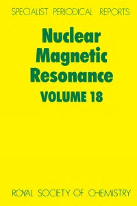 Immagine di copertina: Nuclear Magnetic Resonance 1st edition 9780851864129