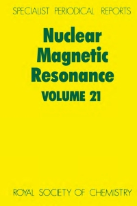 Immagine di copertina: Nuclear Magnetic Resonance 1st edition 9780851864426
