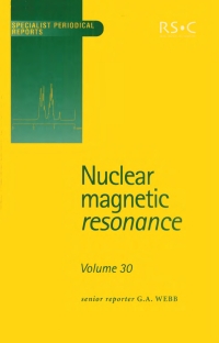 Omslagafbeelding: Nuclear Magnetic Resonance 1st edition 9780854043323