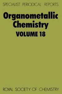 Omslagafbeelding: Organometallic Chemistry 1st edition 9780851866611