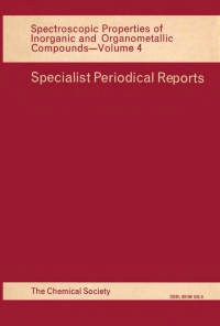 Titelbild: Spectroscopic Properties of Inorganic and Organometallic Compounds 1st edition 9780851860336