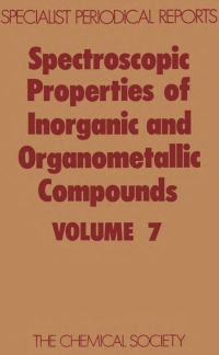 Imagen de portada: Spectroscopic Properties of Inorganic and Organometallic Compounds 1st edition 9780851860633