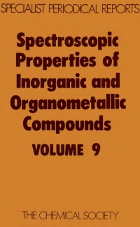 Cover image: Spectroscopic Properties of Inorganic and Organometallic Compounds 1st edition 9780851860831