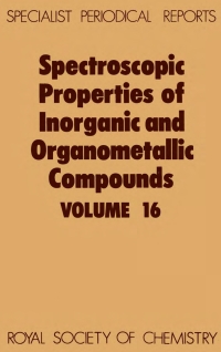 Imagen de portada: Spectroscopic Properties of Inorganic and Organometallic Compounds 1st edition 9780851861432