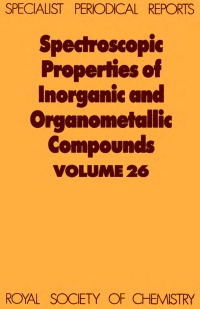 Cover image: Spectroscopic Properties of Inorganic and Organometallic Compounds 1st edition 9780851864747