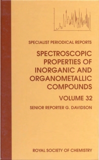 Cover image: Spectroscopic Properties of Inorganic and Organometallic Compounds 1st edition 9780854044214