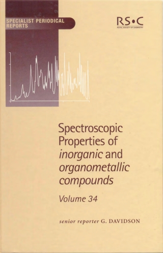Cover image: Spectroscopic Properties of Inorganic and Organometallic Compounds 1st edition 9780854044313