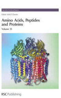 Imagen de portada: Amino Acids, Peptides and Proteins 1st edition 9780854042470