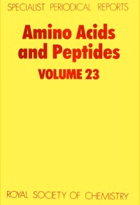 Cover image: Amino Acids and Peptides 1st edition 9780851862149