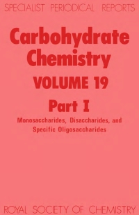 Imagen de portada: Carbohydrate Chemistry 1st edition 9780851862224