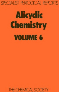 Cover image: Alicyclic Chemistry 1st edition 9780851866321