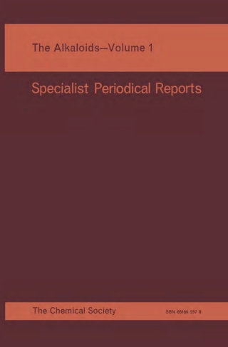 Cover image: Alkaloids 1st edition 9780851862576