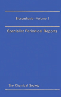 Imagen de portada: Biosynthesis 1st edition 9780851865034