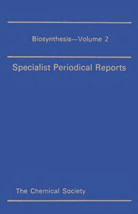 Titelbild: Biosynthesis 1st edition 9780851865133
