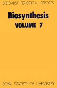 Imagen de portada: Biosynthesis 1st edition 9780851865539