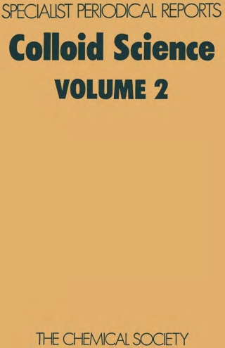 Cover image: Colloid Science 1st edition 9780851865188