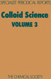 Omslagafbeelding: Colloid Science 1st edition 9780851865287