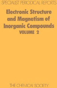 Cover image: Electronic Structure and Magnetism of Inorganic Compounds 1st edition 9780851862613