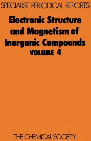 Imagen de portada: Electronic Structure and Magnetism of Inorganic Compounds 1st edition 9780851862811