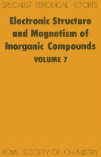 Cover image: Electronic Structure and Magnetism of Inorganic Compounds 1st edition 9780851863016