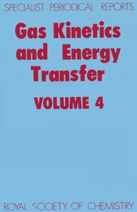 Imagen de portada: Gas Kinetics and Energy Transfer 1st edition 9780851867861