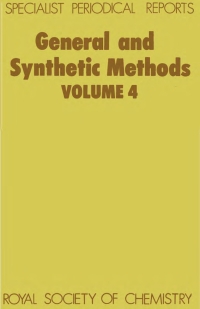 Cover image: General and Synthetic Methods 1st edition 9780851868547