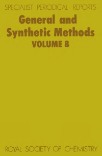 Imagen de portada: General and Synthetic Methods 1st edition 9780851868943