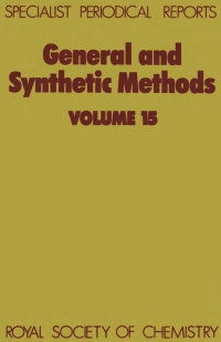 Imagen de portada: General and Synthetic Methods 1st edition 9780851869742