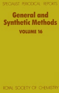 Imagen de portada: General and Synthetic Methods 1st edition 9780851868349