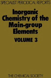 Cover image: Inorganic Chemistry of the Main-Group Elements 1st edition 9780851867724