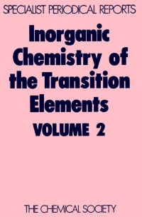 Imagen de portada: Inorganic Chemistry of the Transition Elements 1st edition 9780851865102