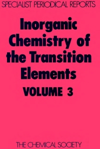Cover image: Inorganic Chemistry of the Transition Elements 1st edition 9780851865201