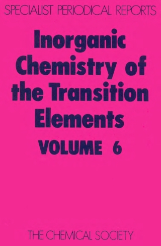 Imagen de portada: Inorganic Chemistry of the Transition Elements 1st edition 9780851865508