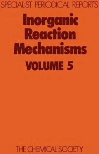 Cover image: Inorganic Reaction Mechanisms 1st edition 9780851862958